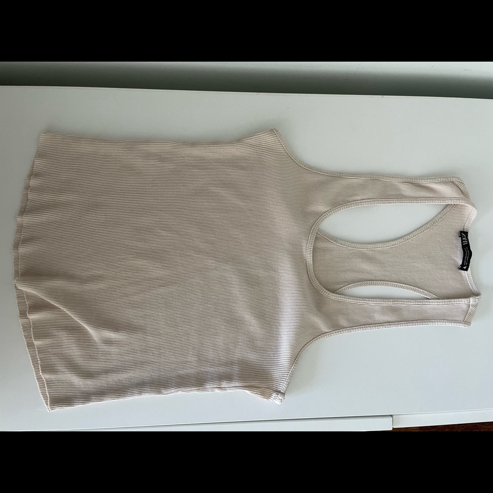 Zara Racerback Cotton Tank Top